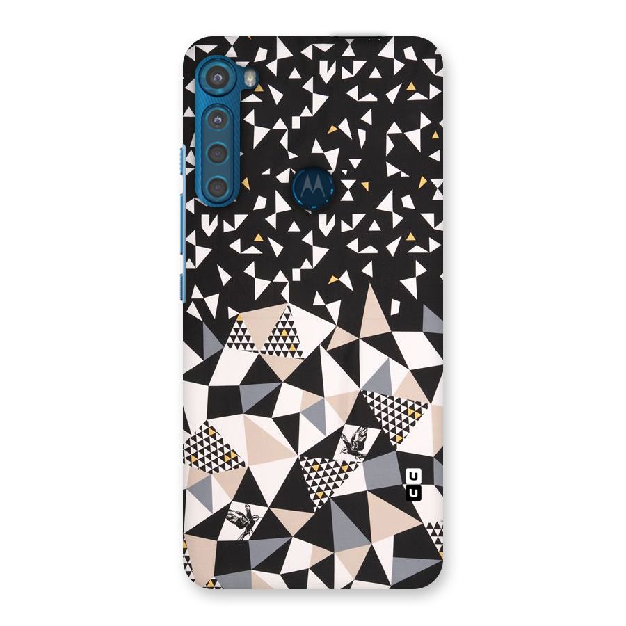 Abstract Varied Triangles Back Case for Motorola One Fusion Plus