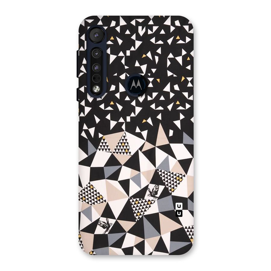 Abstract Varied Triangles Back Case for Motorola One Macro