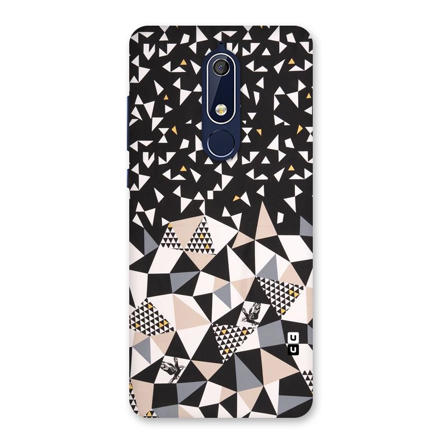 Abstract Varied Triangles Back Case for Nokia 5.1
