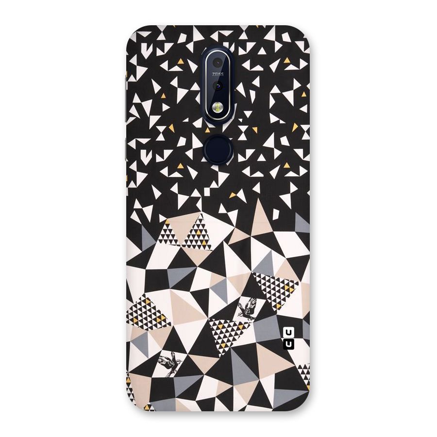 Abstract Varied Triangles Back Case for Nokia 7.1