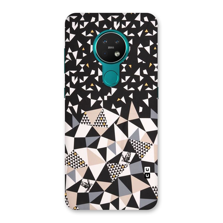 Abstract Varied Triangles Back Case for Nokia 7.2