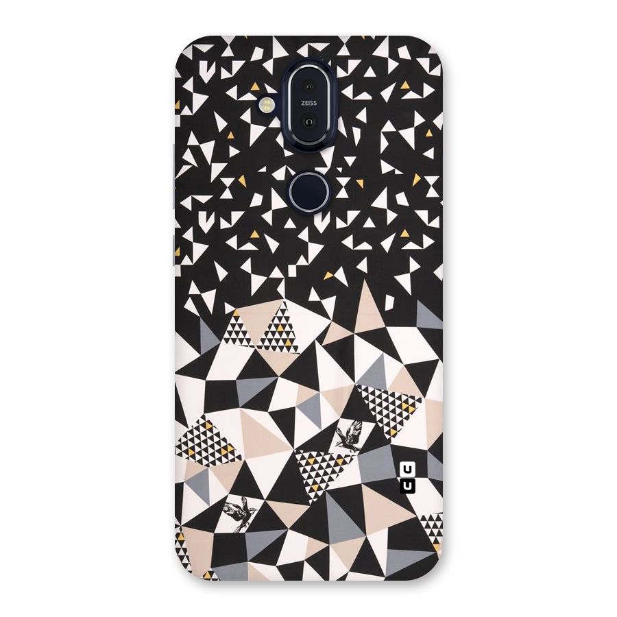 Abstract Varied Triangles Back Case for Nokia 8.1