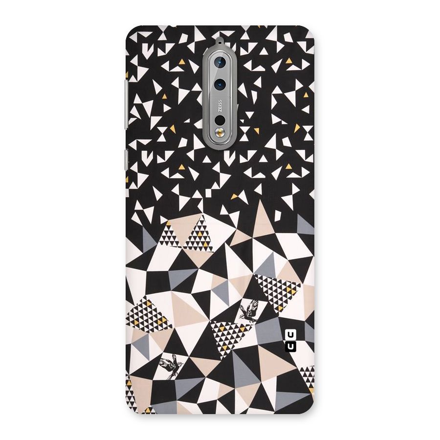 Abstract Varied Triangles Back Case for Nokia 8