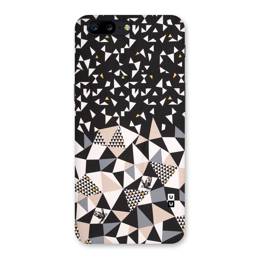Abstract Varied Triangles Back Case for OnePlus 5