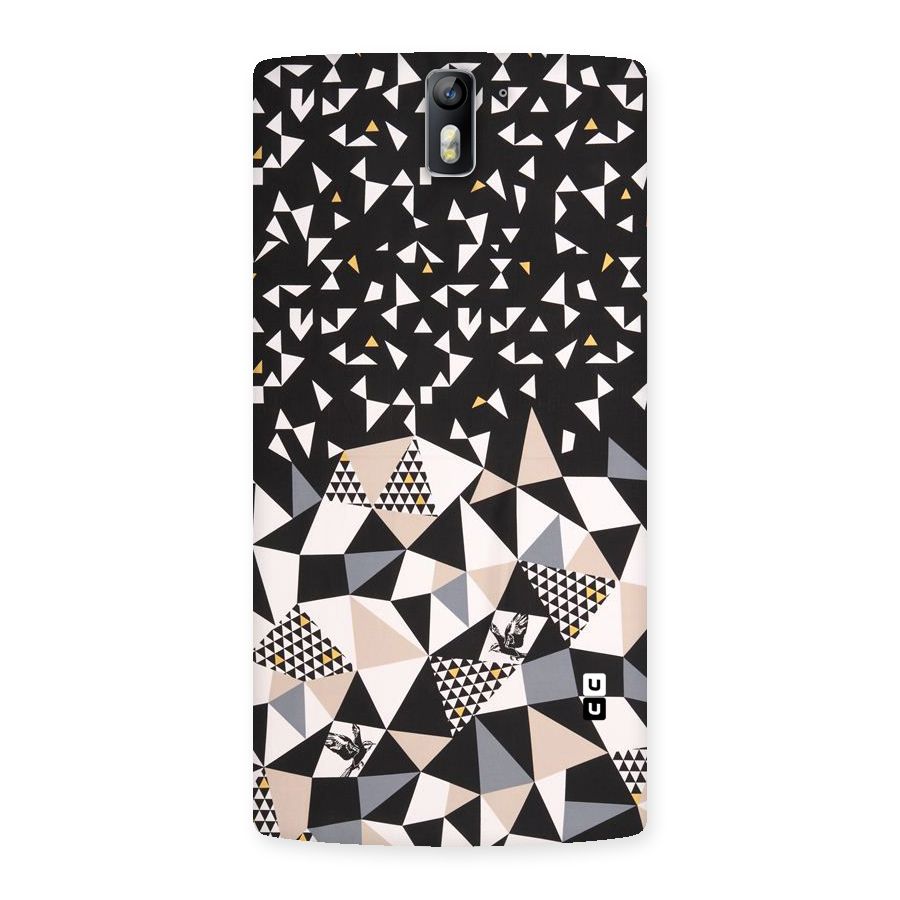 Abstract Varied Triangles Back Case for One Plus One