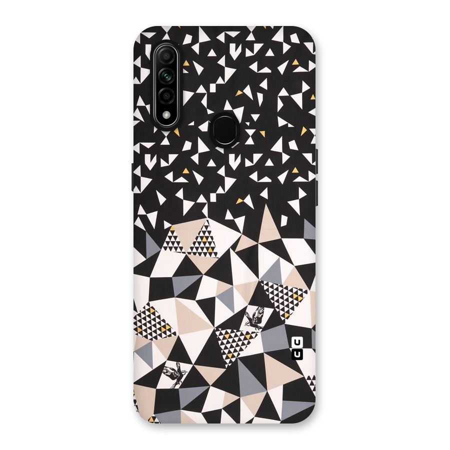 Abstract Varied Triangles Back Case for Oppo A31
