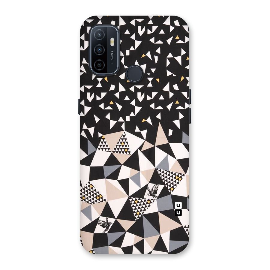 Abstract Varied Triangles Back Case for Oppo A32