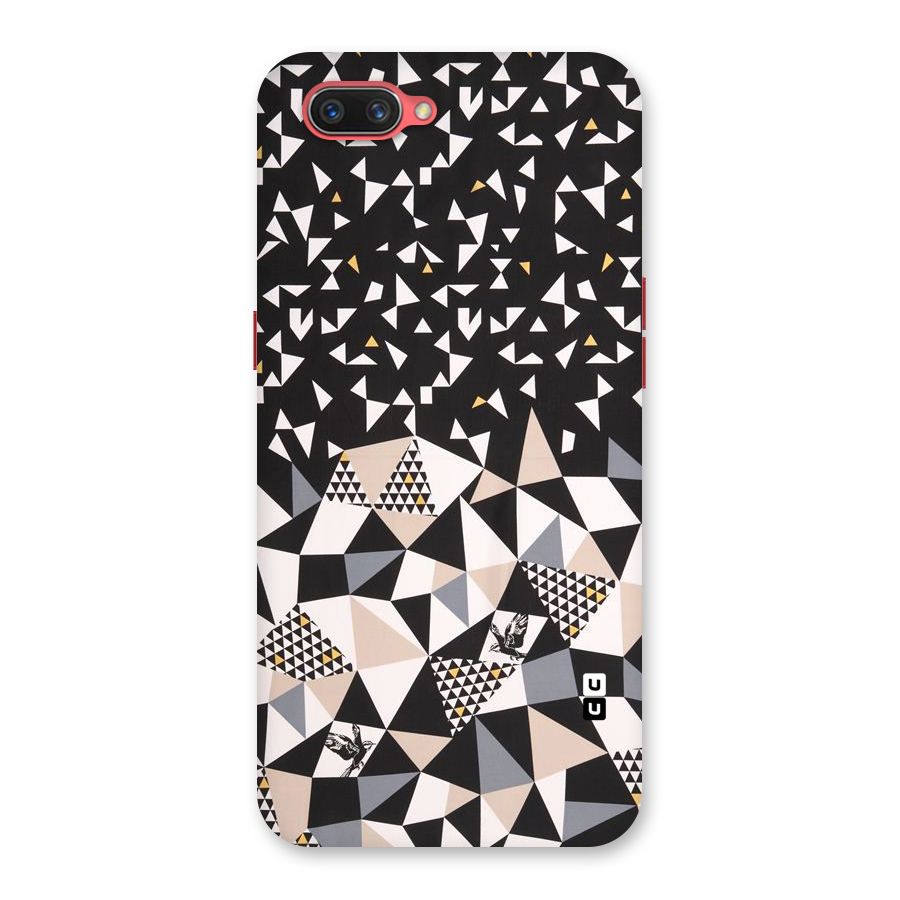 Abstract Varied Triangles Back Case for Oppo A3s