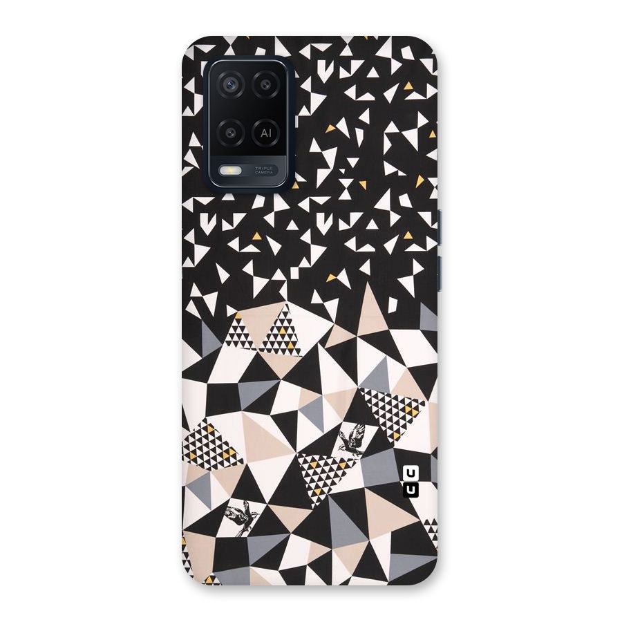 Abstract Varied Triangles Back Case for Oppo A54