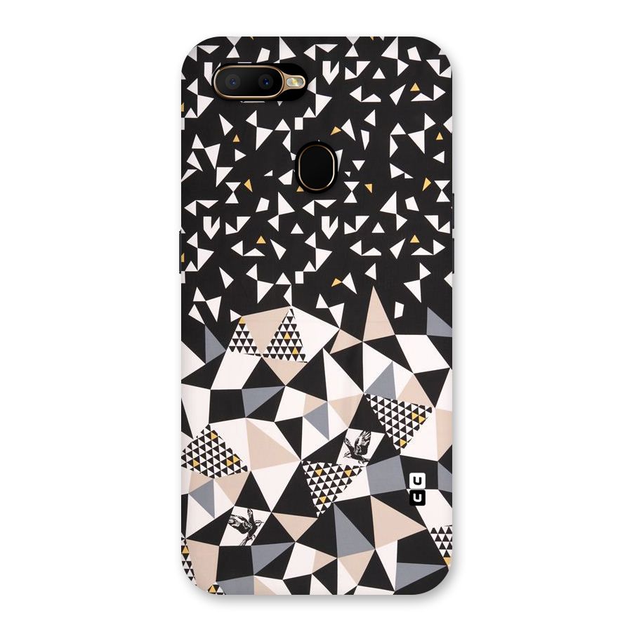 Abstract Varied Triangles Back Case for Oppo A5s