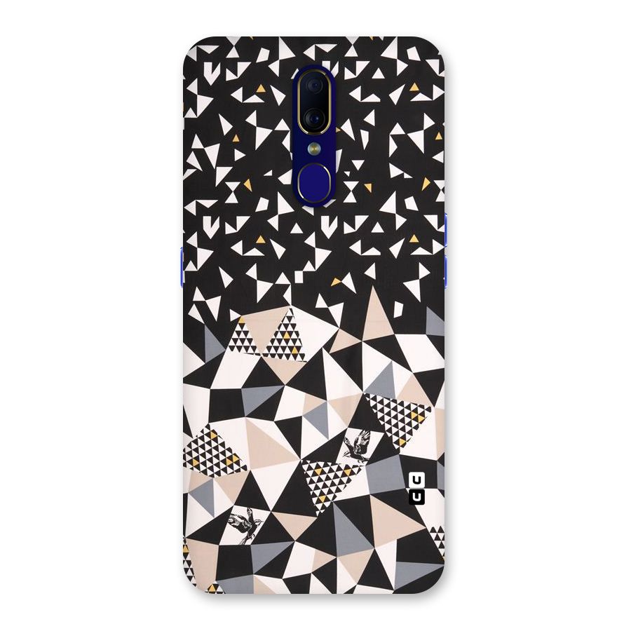 Abstract Varied Triangles Back Case for Oppo A9