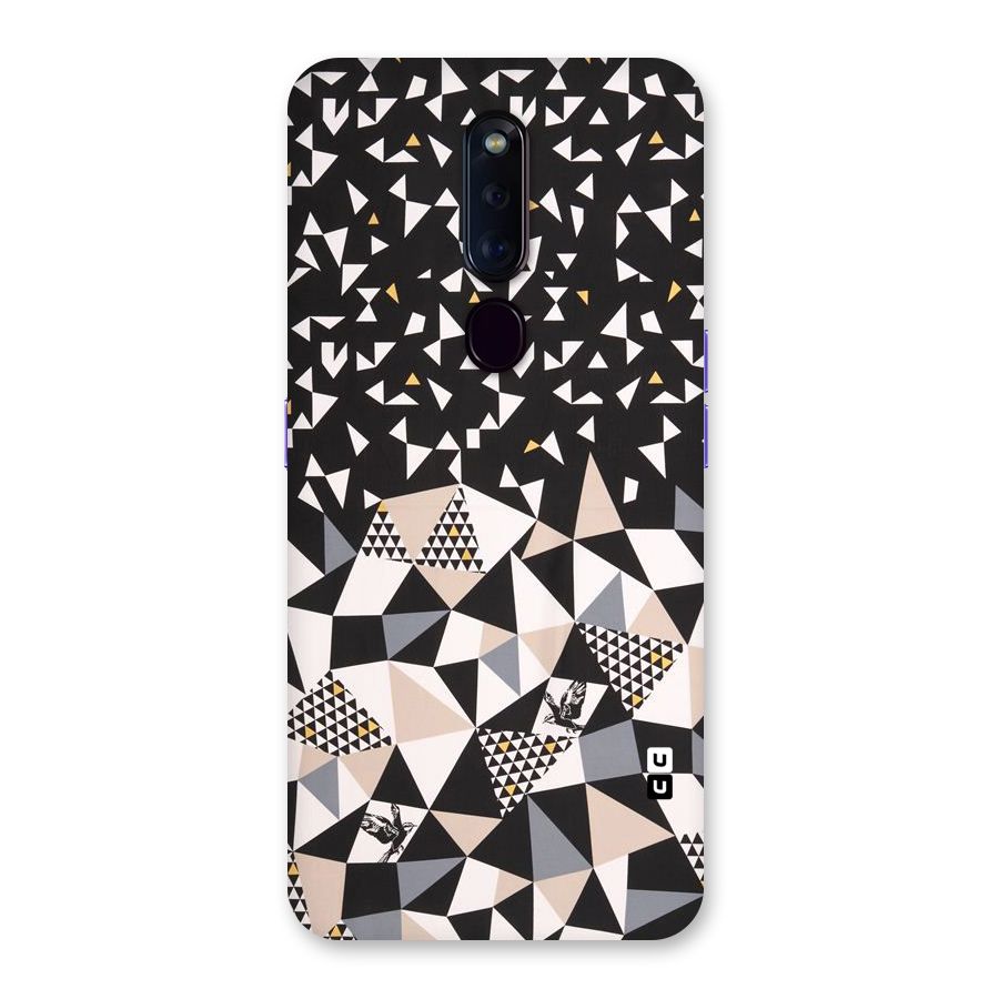 Abstract Varied Triangles Back Case for Oppo F11 Pro