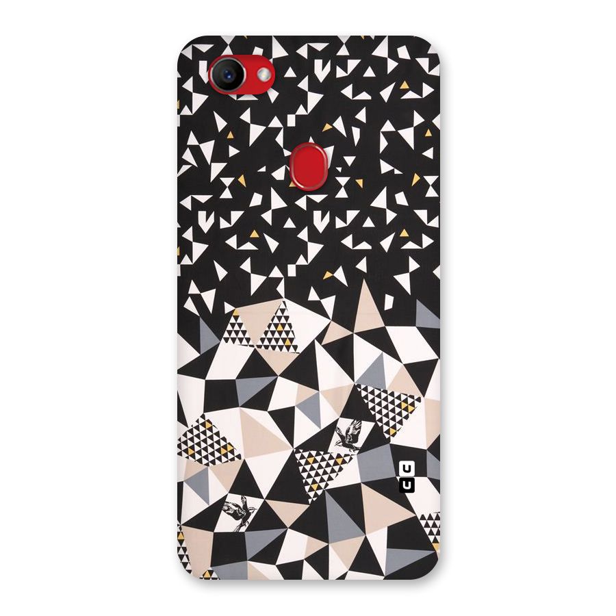 Abstract Varied Triangles Back Case for Oppo F7
