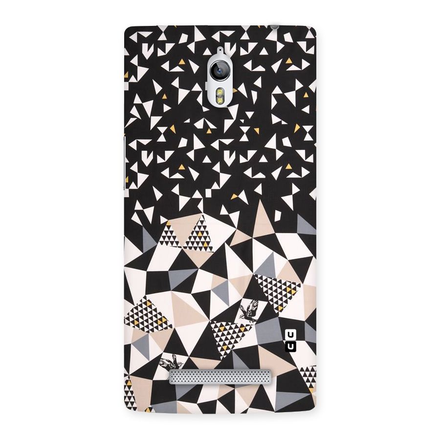 Abstract Varied Triangles Back Case for Oppo Find 7