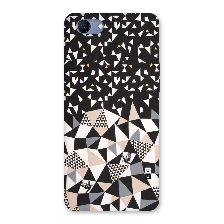 Abstract Varied Triangles Back Case for Oppo Realme 1