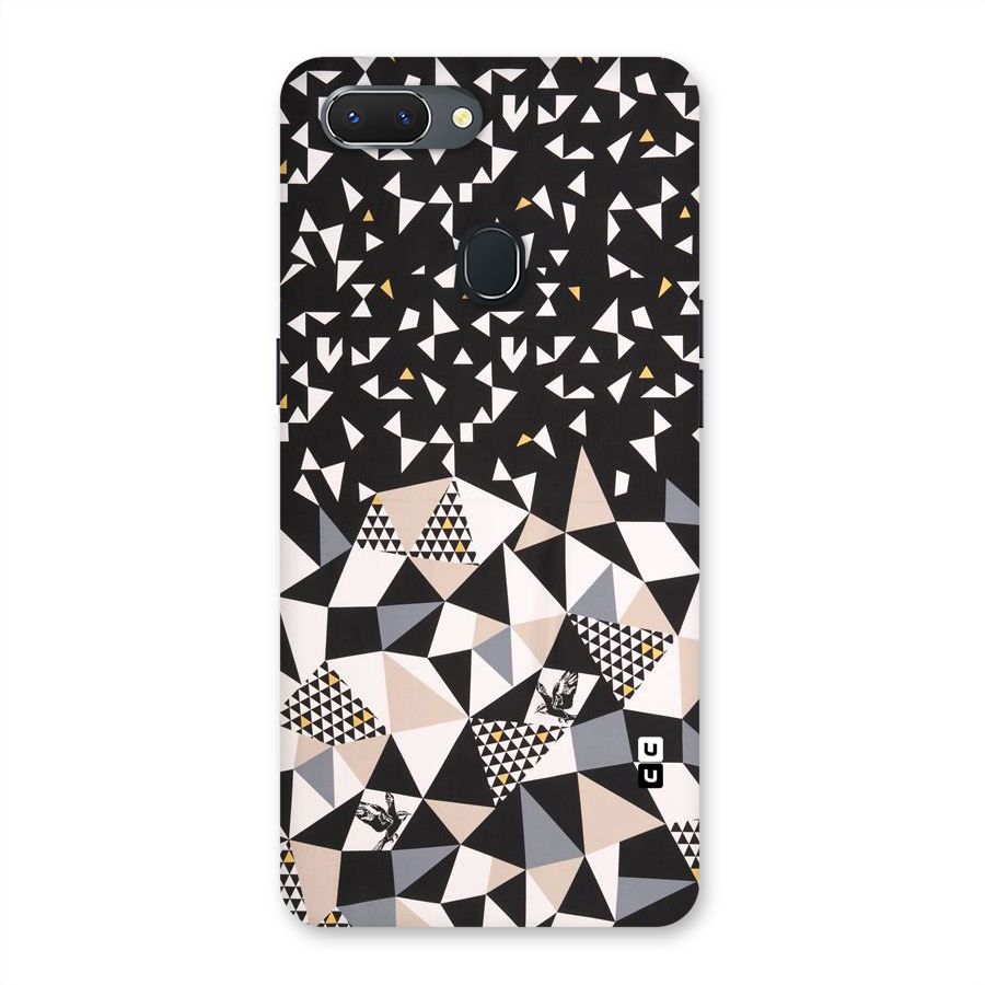 Abstract Varied Triangles Back Case for Oppo Realme 2