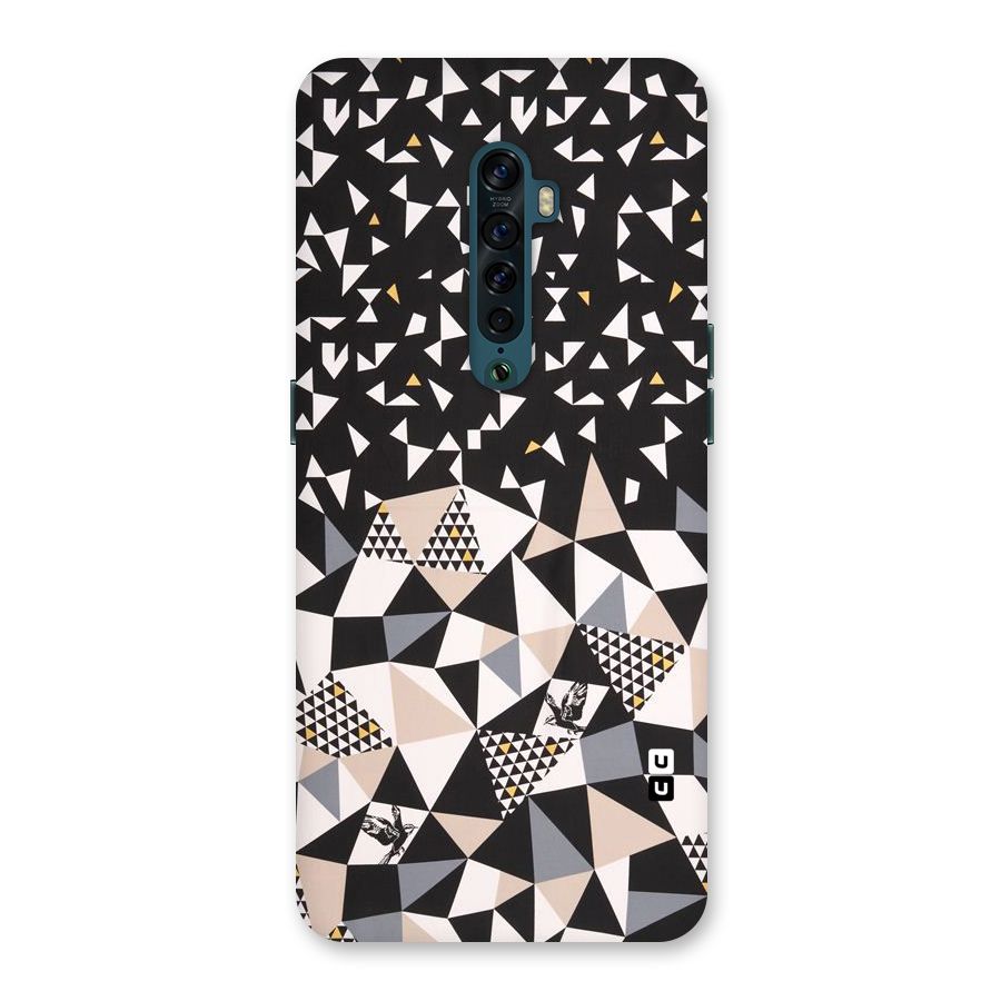 Abstract Varied Triangles Back Case for Oppo Reno2