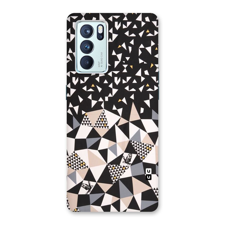 Abstract Varied Triangles Back Case for Oppo Reno6 Pro 5G