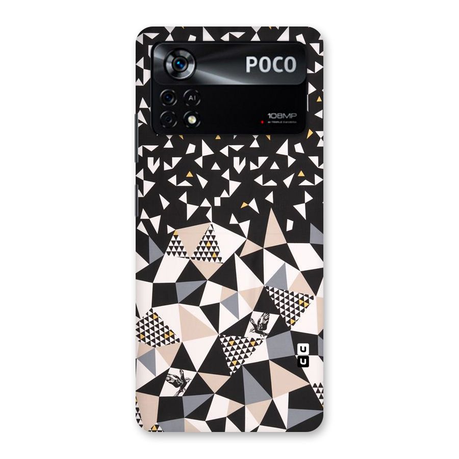 Abstract Varied Triangles Back Case for Poco X4 Pro 5G