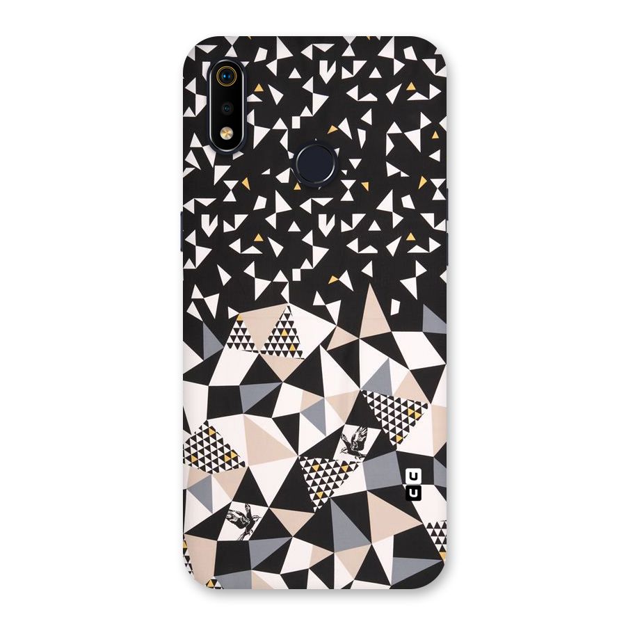Abstract Varied Triangles Back Case for Realme 3i