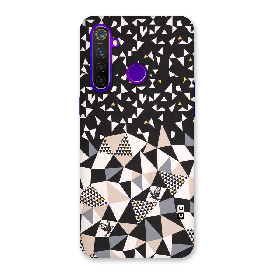 Abstract Varied Triangles Back Case for Realme 5 Pro