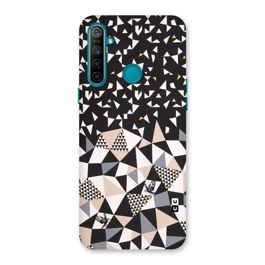 Abstract Varied Triangles Back Case for Realme 5i