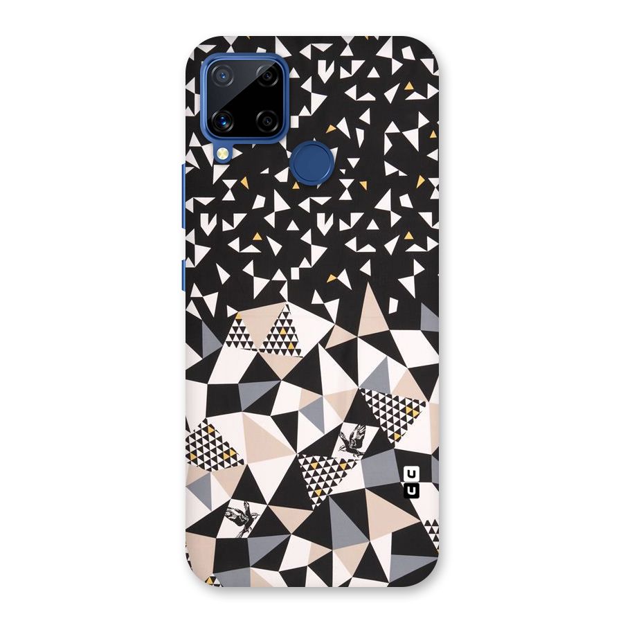 Abstract Varied Triangles Back Case for Realme C12