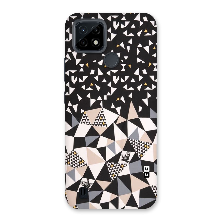 Abstract Varied Triangles Back Case for Realme C21
