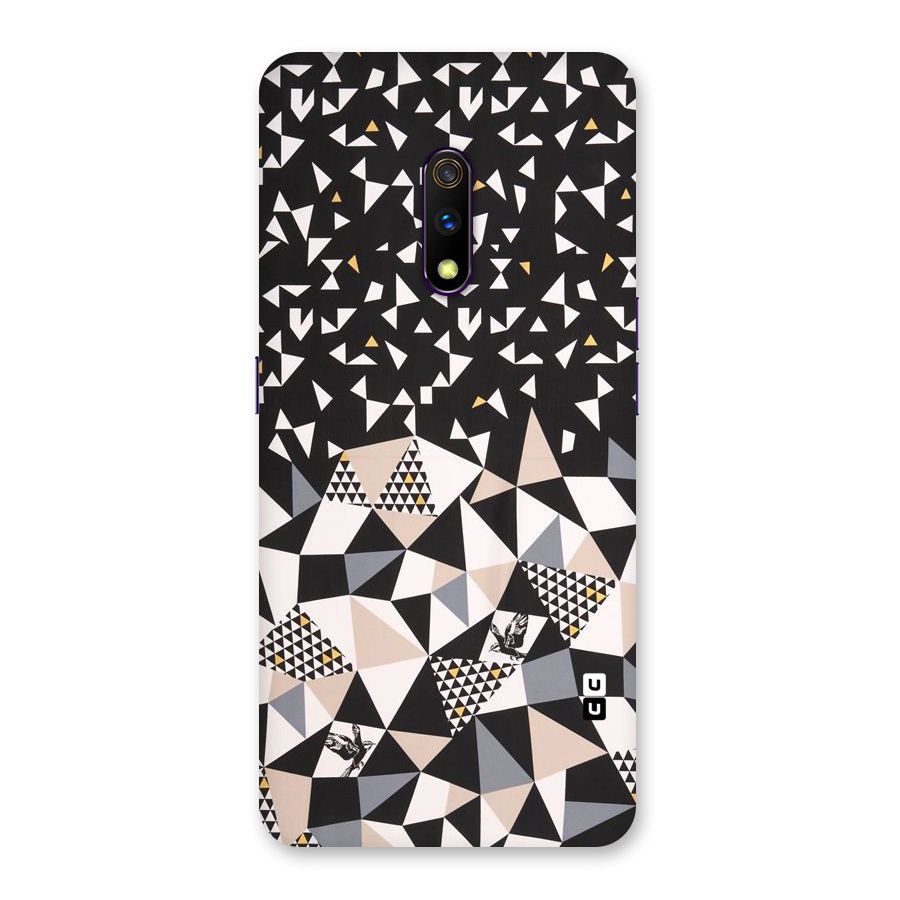 Abstract Varied Triangles Back Case for Realme X