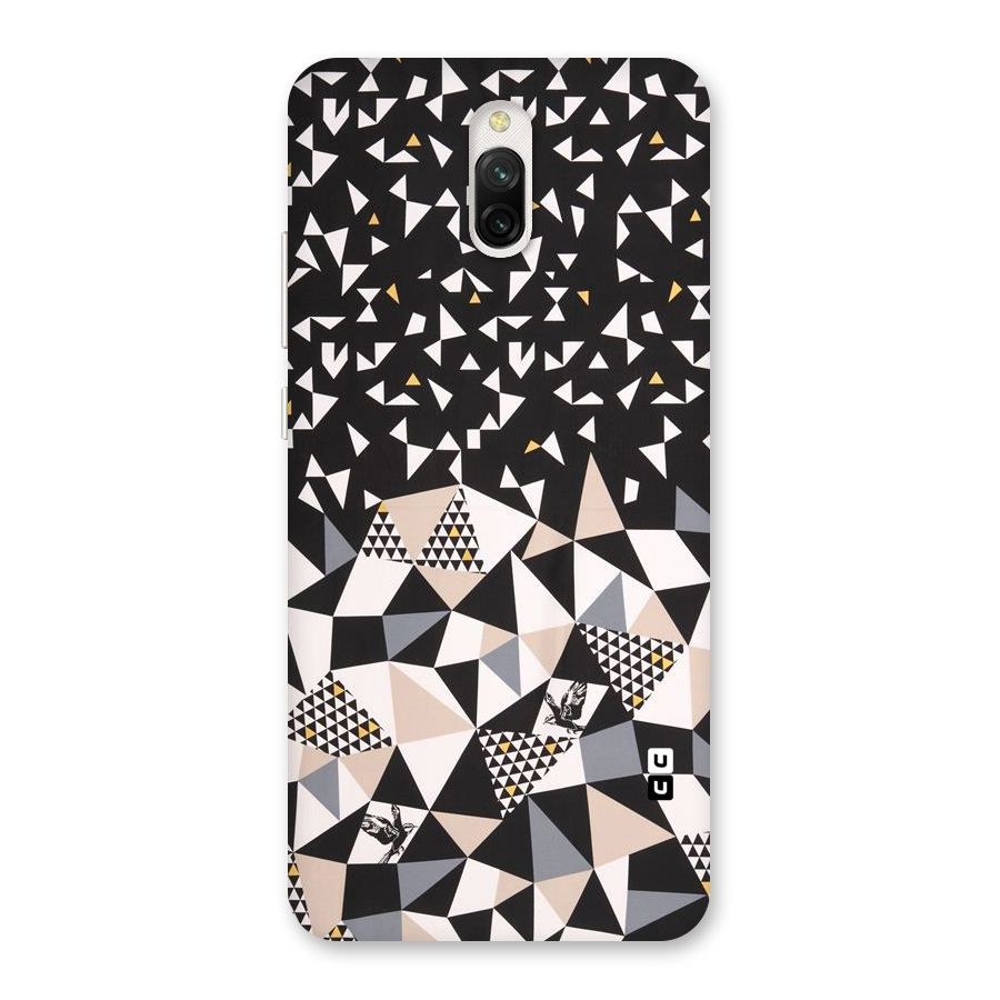 Abstract Varied Triangles Back Case for Redmi 8A Dual