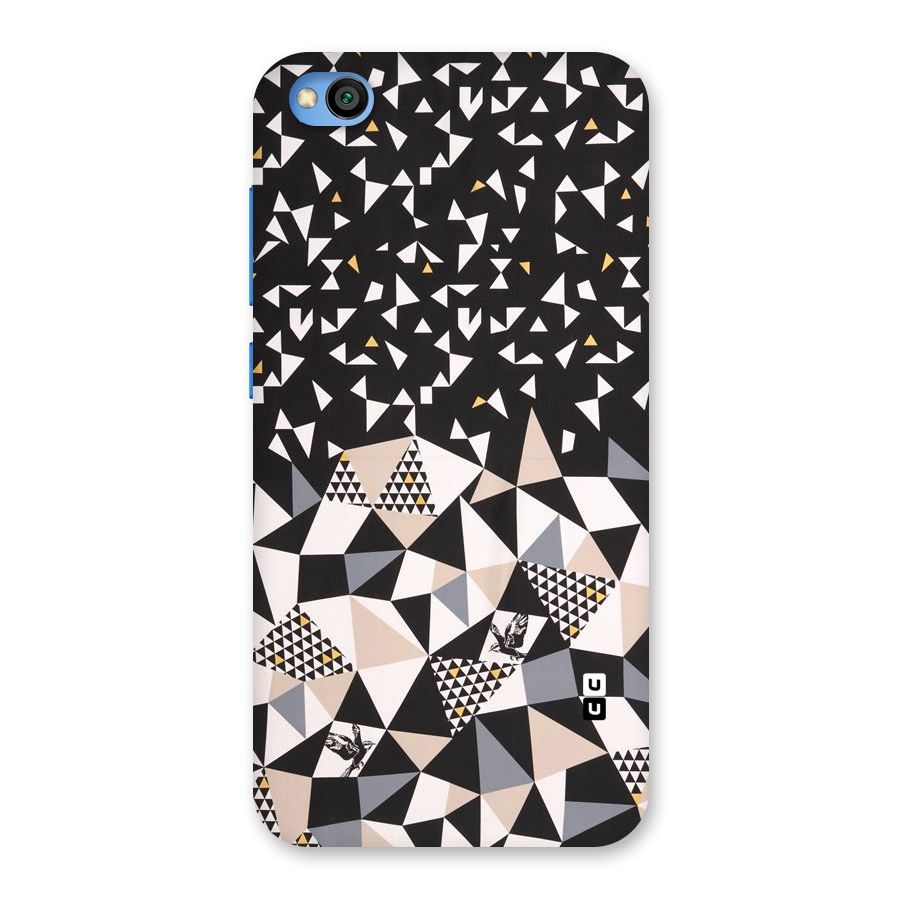 Abstract Varied Triangles Back Case for Redmi Go