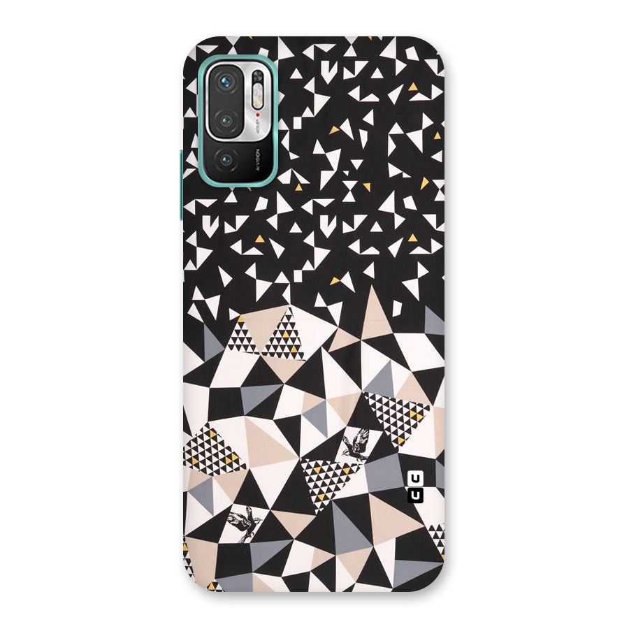 Abstract Varied Triangles Back Case for Redmi Note 10T 5G