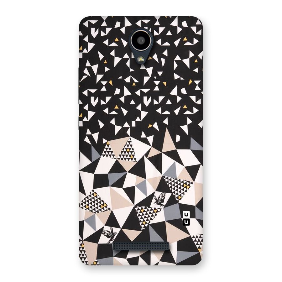Abstract Varied Triangles Back Case for Redmi Note 2