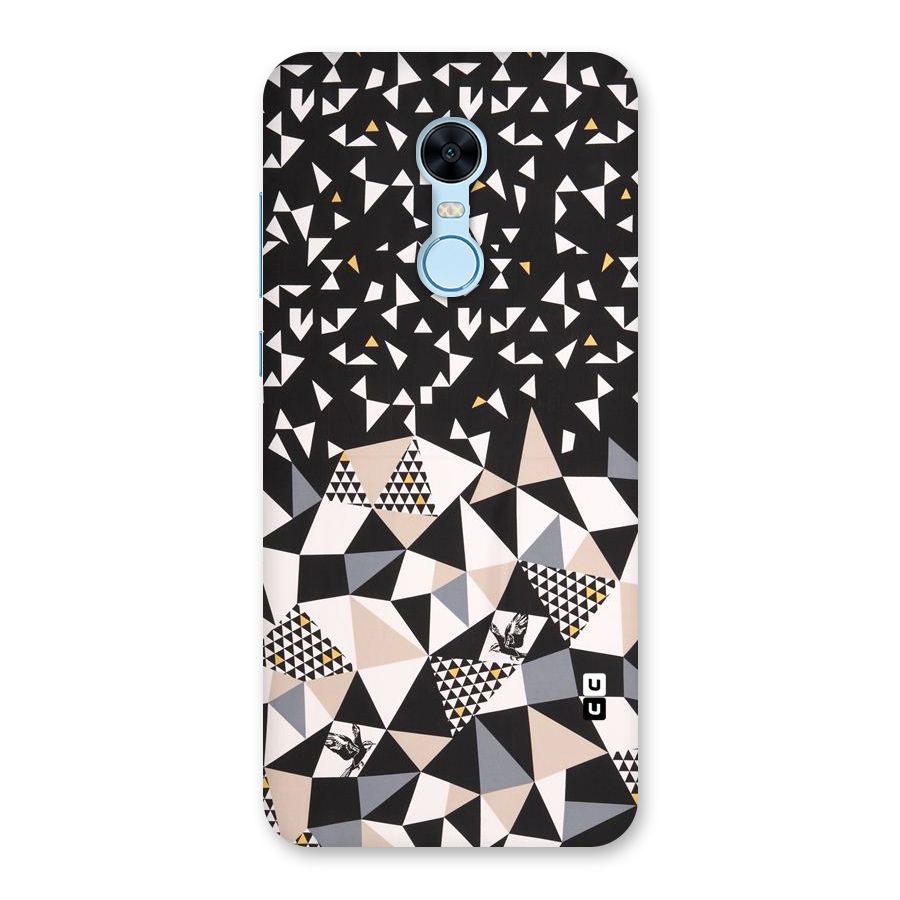 Abstract Varied Triangles Back Case for Redmi Note 5