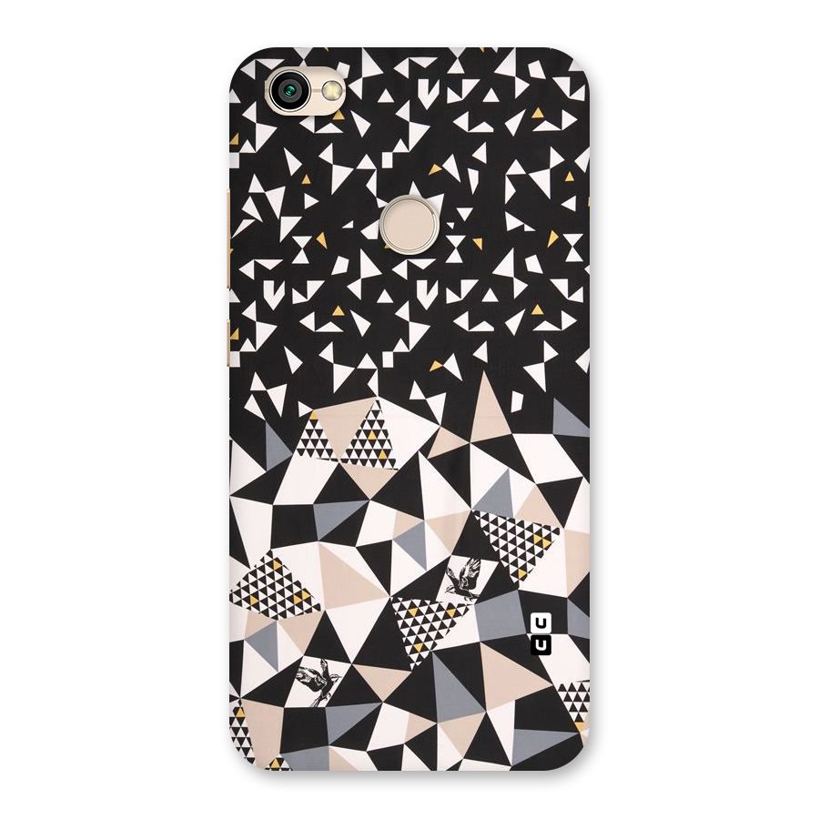 Abstract Varied Triangles Back Case for Redmi Y1 2017