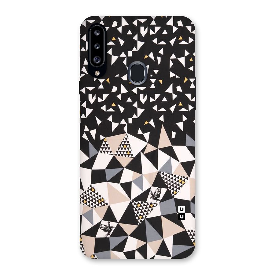Abstract Varied Triangles Back Case for Samsung Galaxy A20s