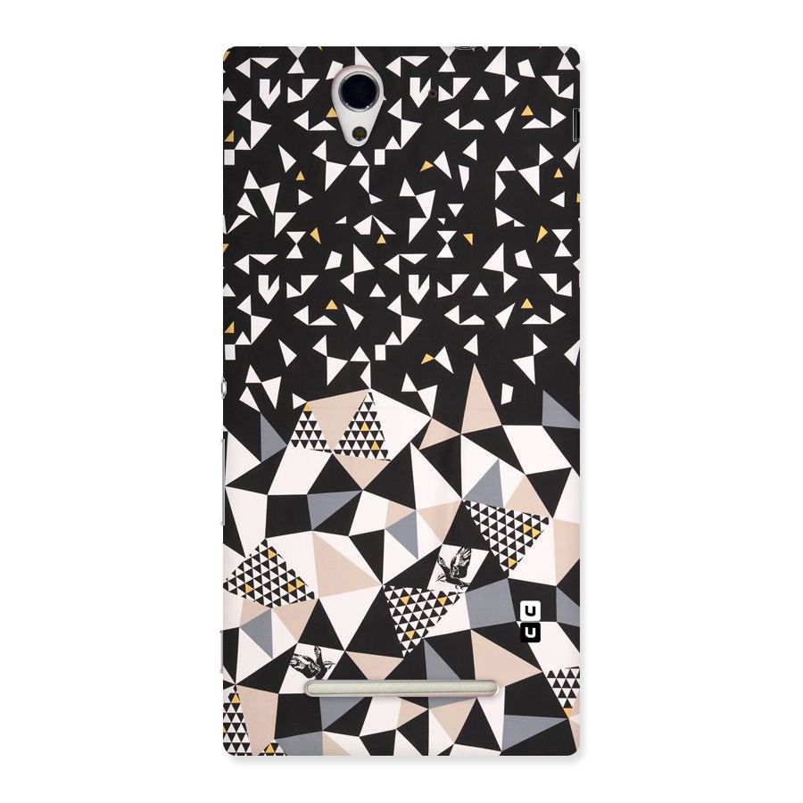 Abstract Varied Triangles Back Case for Sony Xperia C3
