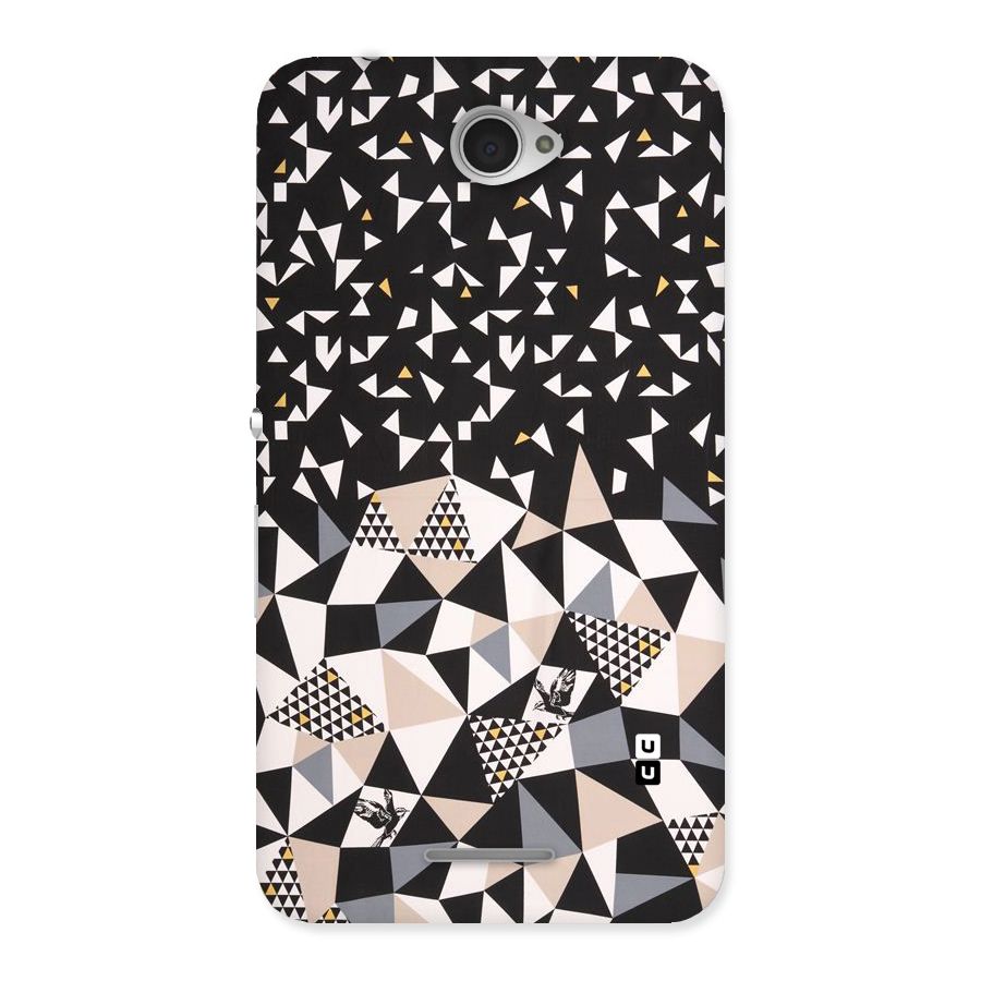 Abstract Varied Triangles Back Case for Sony Xperia E4