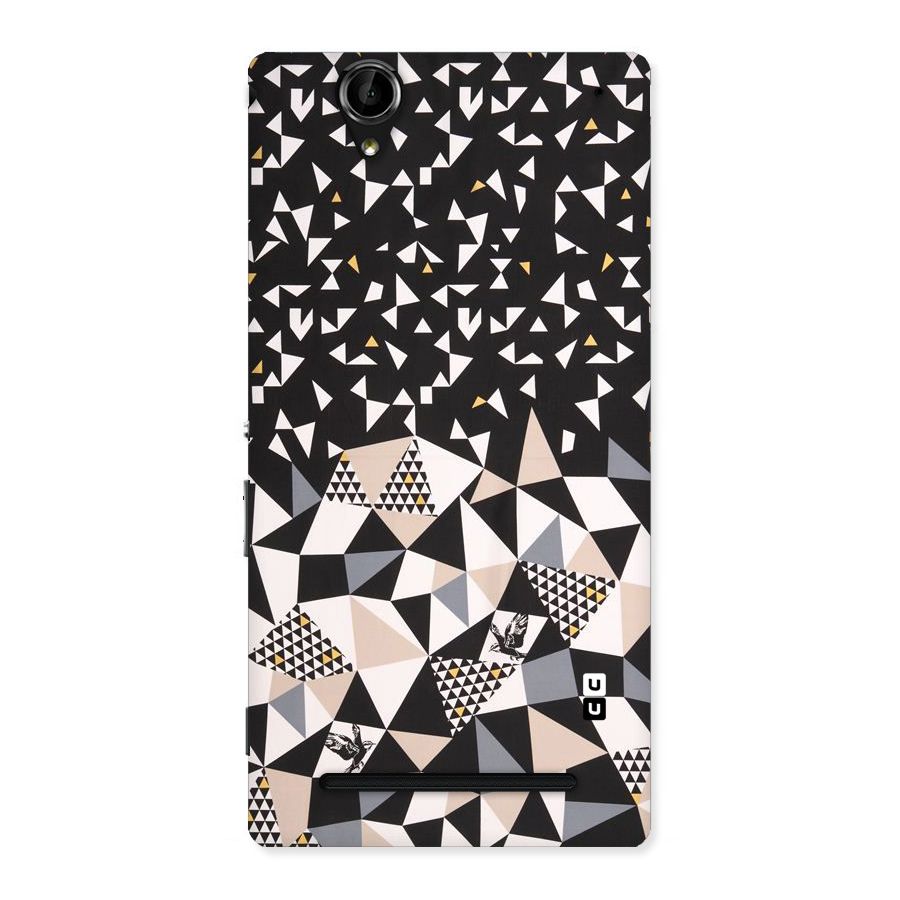 Abstract Varied Triangles Back Case for Sony Xperia T2