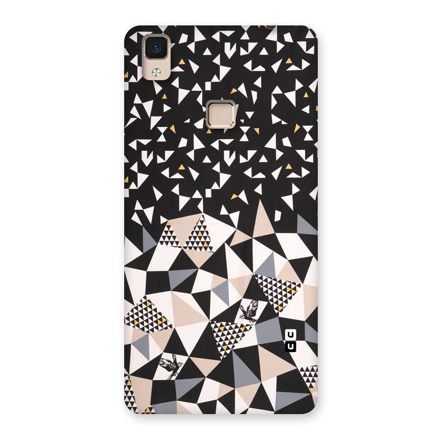 Abstract Varied Triangles Back Case for V3 Max