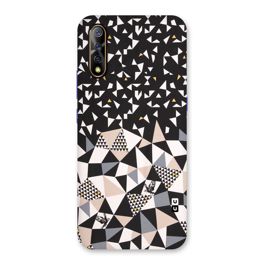 Abstract Varied Triangles Back Case for Vivo S1
