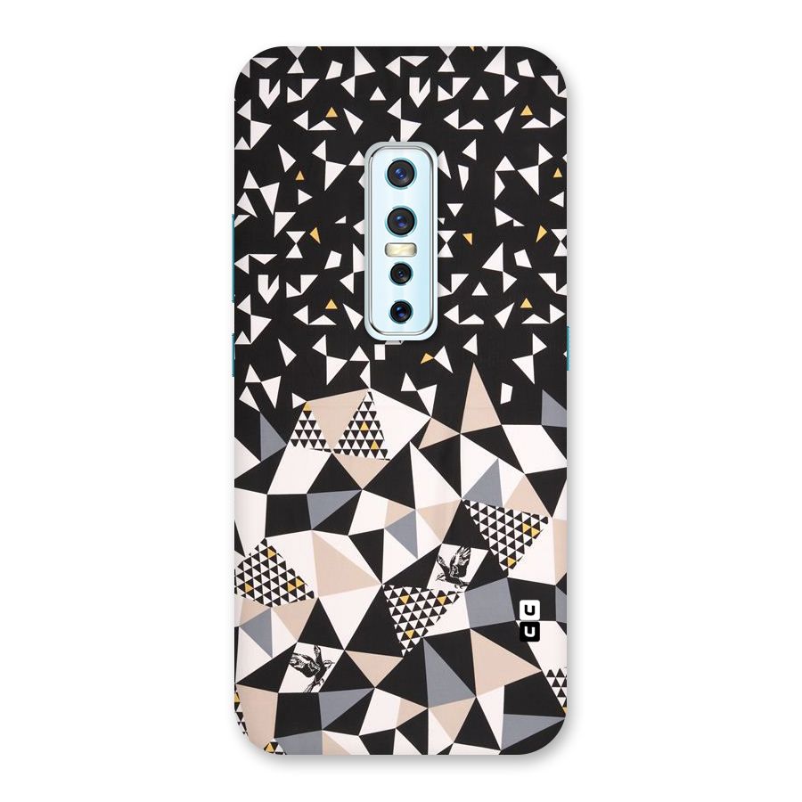 Abstract Varied Triangles Back Case for Vivo V17 Pro