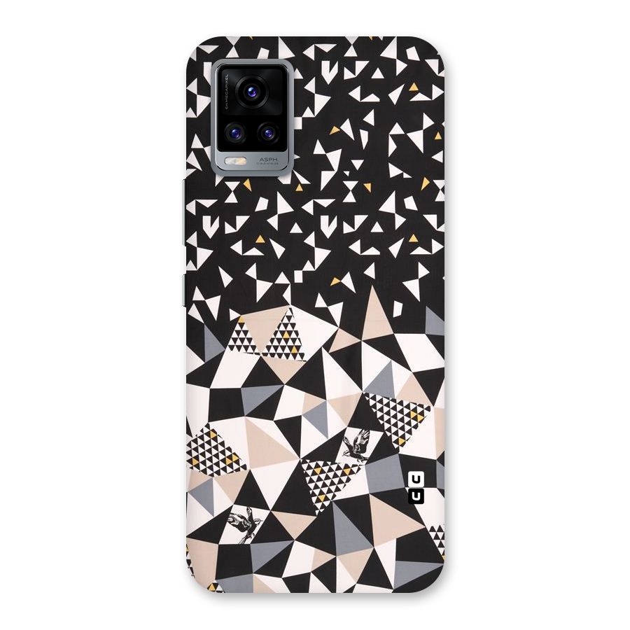 Abstract Varied Triangles Back Case for Vivo V20
