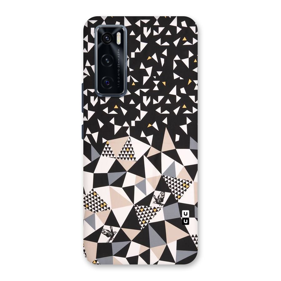 Abstract Varied Triangles Back Case for Vivo V20 SE