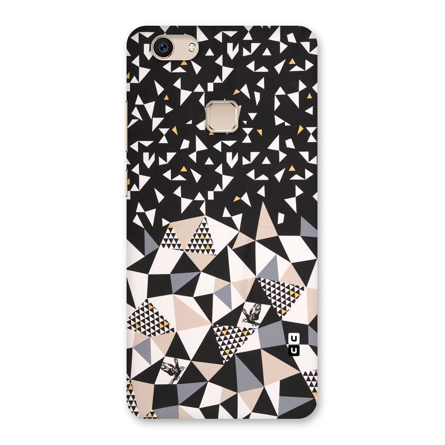 Abstract Varied Triangles Back Case for Vivo V7