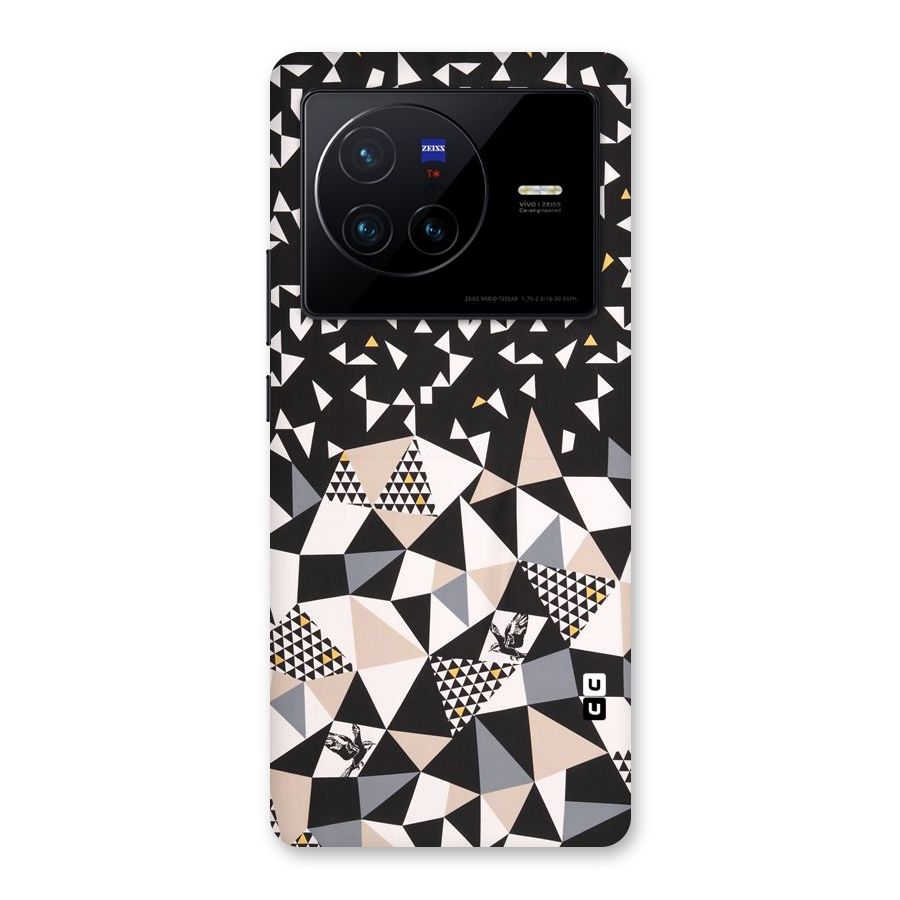 Abstract Varied Triangles Back Case for Vivo X80