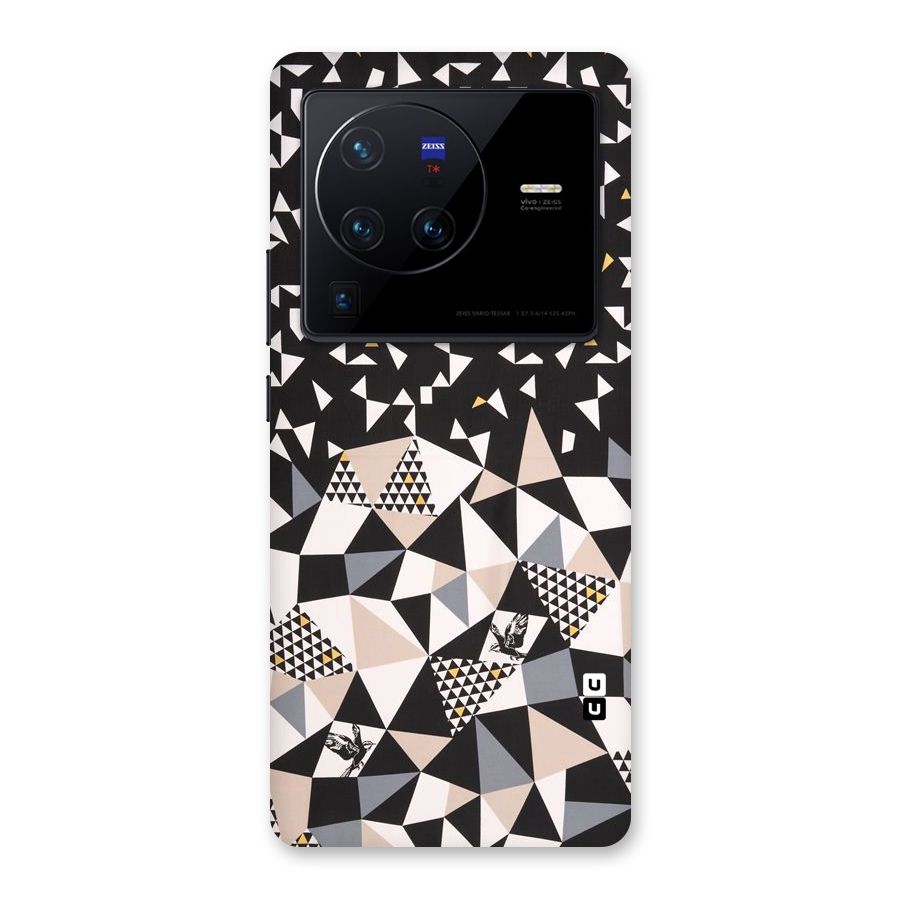 Abstract Varied Triangles Back Case for Vivo X80 Pro