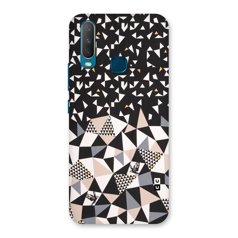 Abstract Varied Triangles Back Case for Vivo Y17
