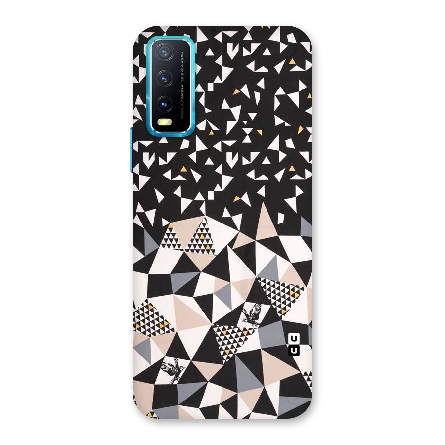 Abstract Varied Triangles Back Case for Vivo Y20A