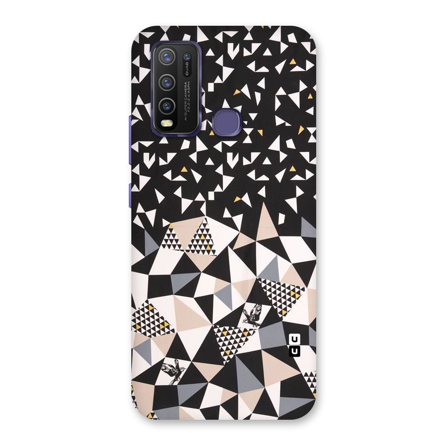 Abstract Varied Triangles Back Case for Vivo Y30